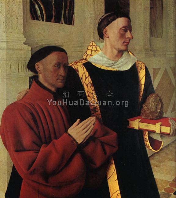 Estienne Chevalier with St Stephen - 让·富盖